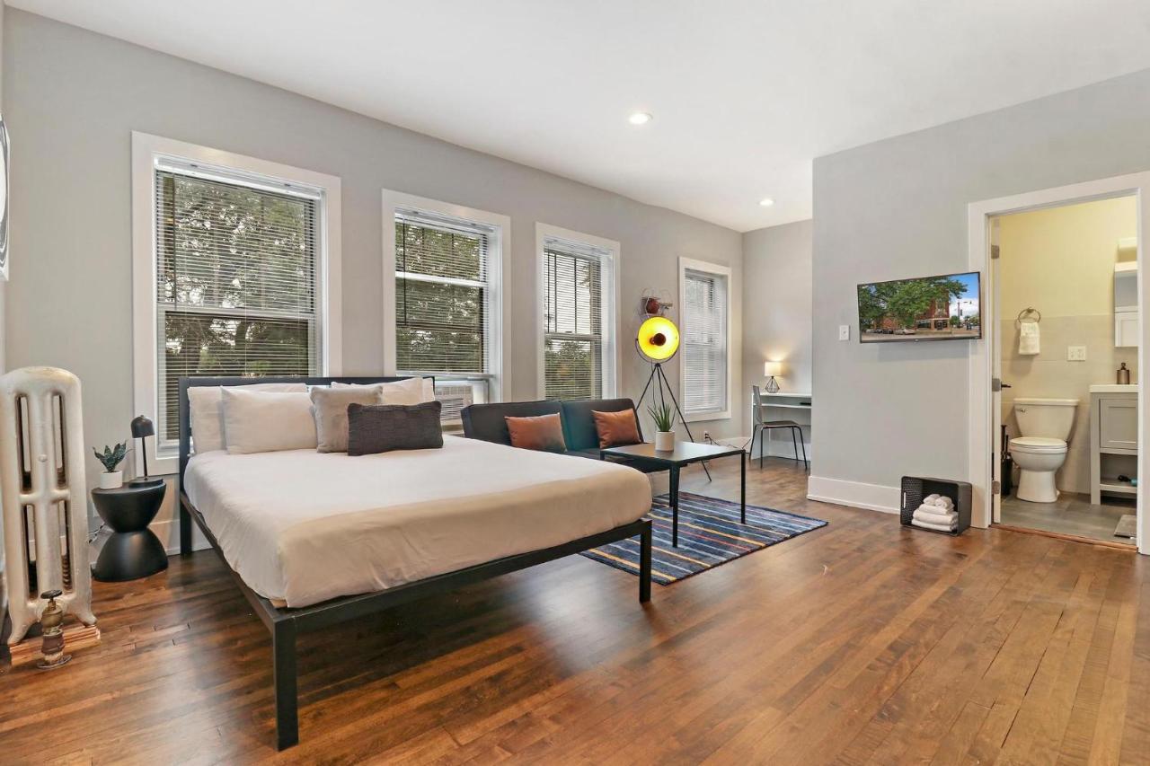 Modern Minimalist Studio Apt In Portage Park - Pensacola 3W Chicago Exterior foto